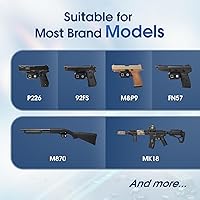 Vista 4 de ONNAIS Defender SE Gun Trigger Lock for Pistols, Biometric Gun Lock for Rifles and Shotguns, Quick Release Gun Safe Lock with Fingerprint Key Pad