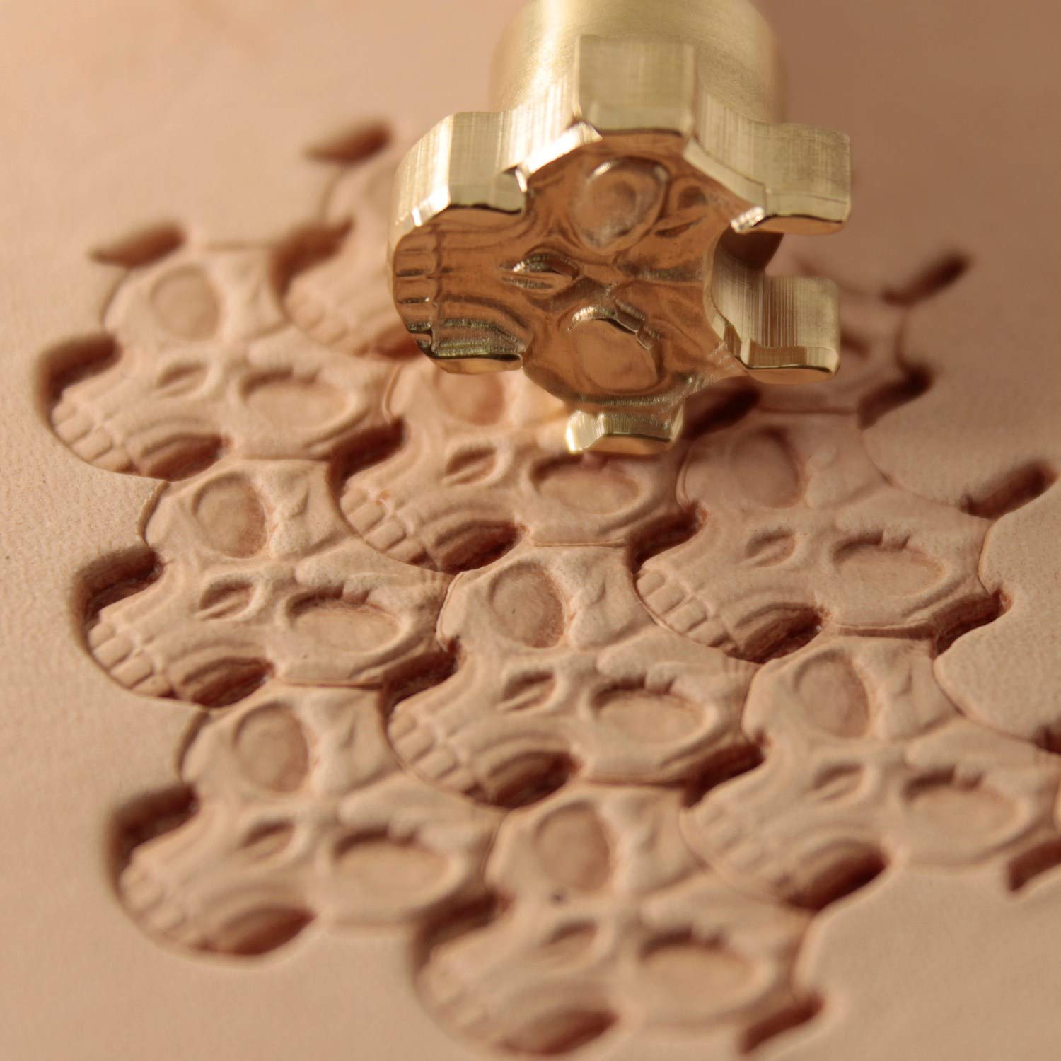 Skull Leather Stamp Tool Stamps Stamping Carving Punches Tools Craft #422