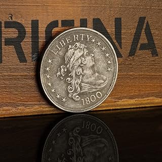 1800 American Coin American Silver Dollar Statue of Liberty Silver Coin Silver Round Eagle Ocean Antique Coin Antique Collection