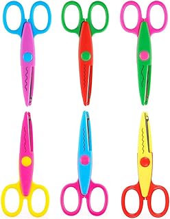 Paper Edge Scissor Set,6 Pcs Shape Scissors Designs Pattern Craft Art For Diy Photos Album Scrapbooking Colorful Decorativ...