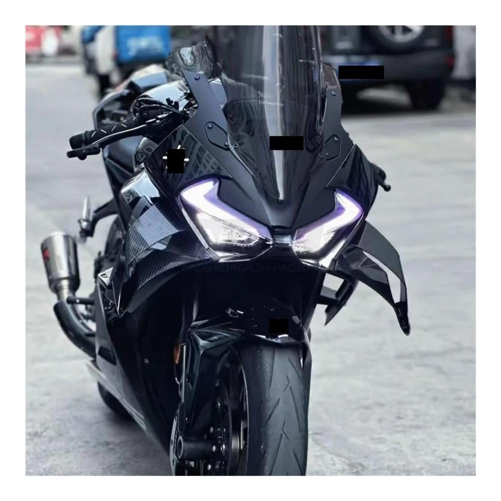 Motorradverkleidung Seitenabdeckung Für CFMOTO 675SR 675 SR-R 2024 2025 Motorrad Seitenflügelsatz Feste Winglet-Verkleidung Schallwand Spoiler Verkleidungsabdeckung