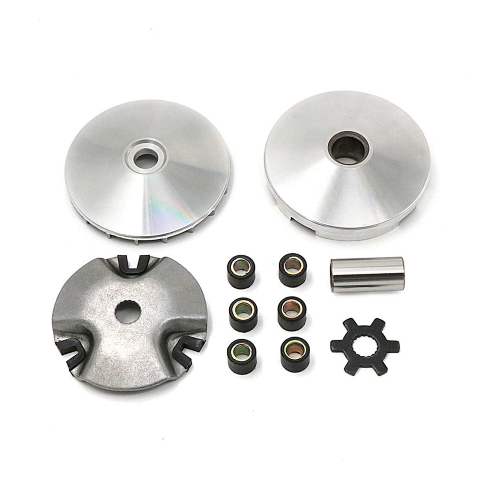 CeXaoYgFront Clutch Drive Pulley Roller Weights Variator Sheave For Polaris Sportsman Predator 90 E-TON Sierra Thunder TXL 90 Viper 70 CeXaoYg