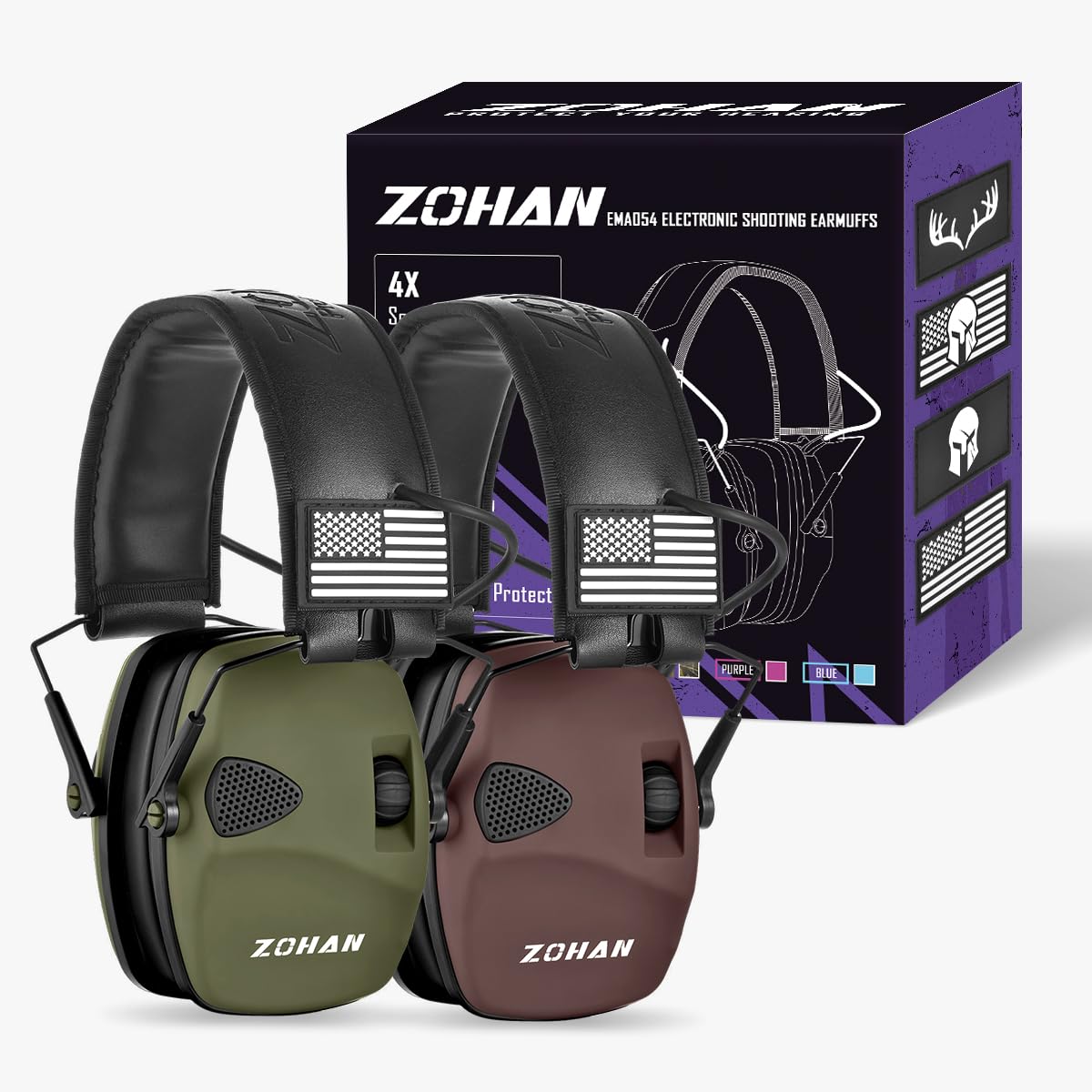 ZOHAN EM054 Electronic Shooting Ear Protection