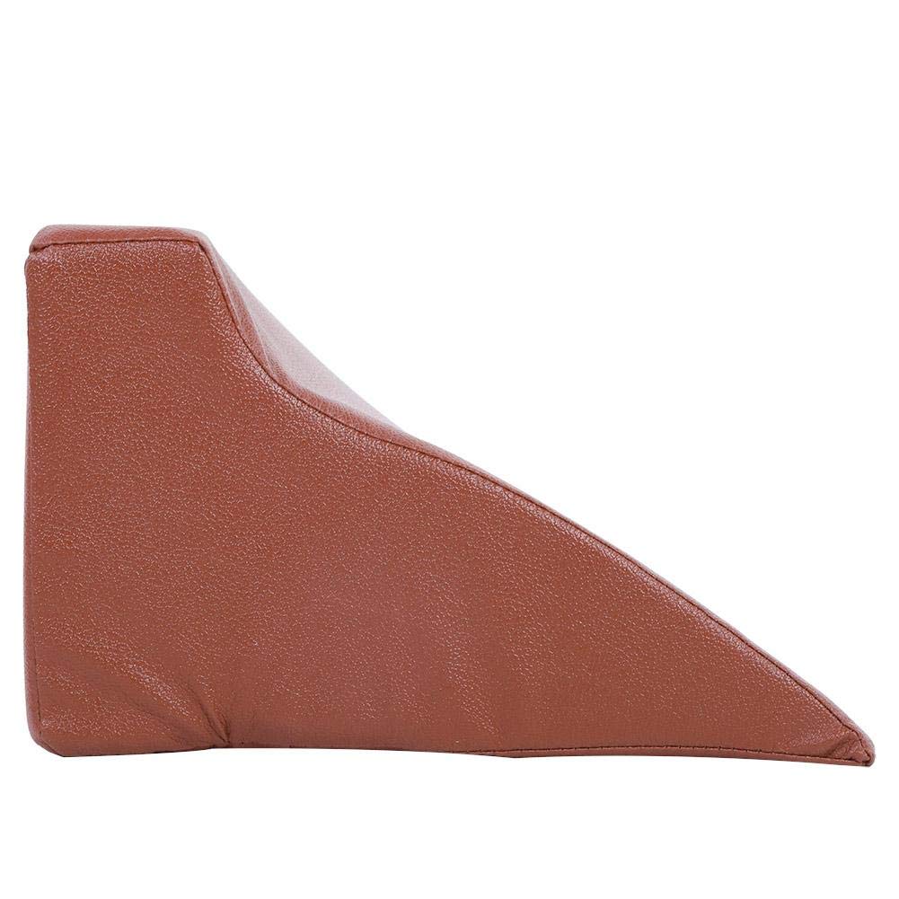 Duokon Espuma de PU Cuña Cojín Cuñas de Cama Soporte para el Cuerpo Elevación de la Pierna de Cuero Respaldo Lumbar Almohada Dormitorio Saludable