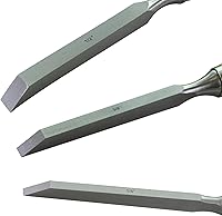 Vista 3 de Juego de cinceles profesionales para carpintería de carpintería, acero al cromo-vanadio con asas de carpintero para carpintería, carpintería