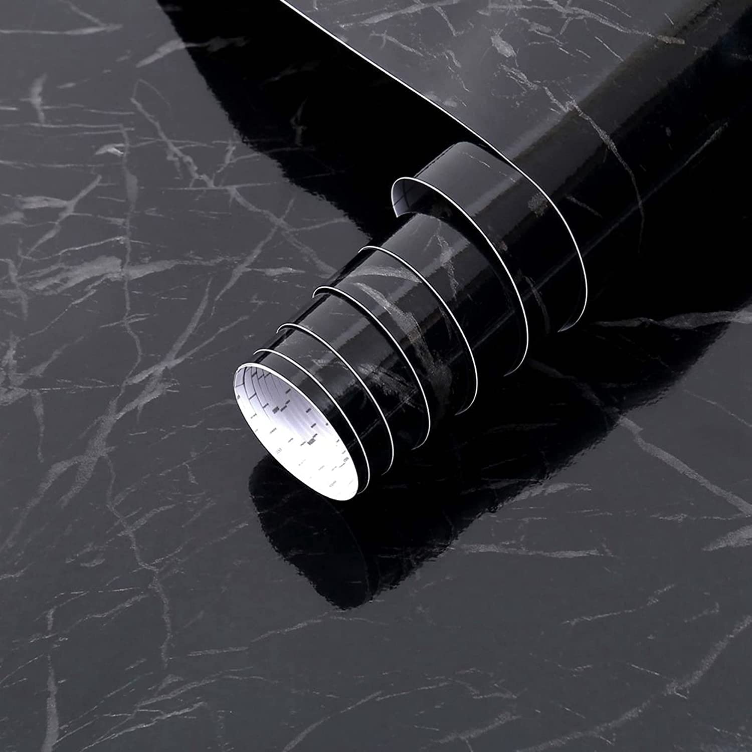 DRUCILA Black Marble Wallpaper for Kitchen Counter Top Covers Black Countertop Peel and Stick Contact Paper for Countertops Waterproof Desk Dresser Table Cover Oil Proof Kitchen Stickers (Black Marble (60CM*2M)) (B0CBMSTJNQ) Amazon Price History, Amazon Price Tracker