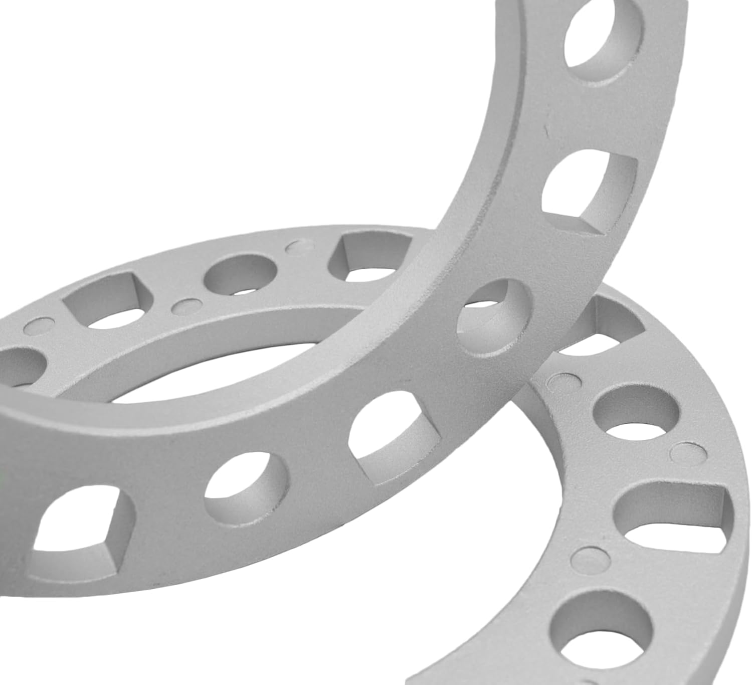 2 Pc 8 Lug Wheel Spacers 1/2" Thick 8 Lugs with 8x6.5 (8x165.1 MM) 8x170 MM & 8x180 MM Bolt Patterns