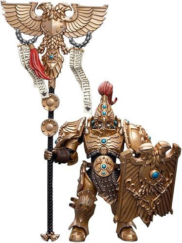 HiPlay JoyToy Warhammer 40K Figura coleccionable Adeptus Custodes Vexilus Praetor Figura de acción a escala 118 JT7820 (Vexilus Praetor)