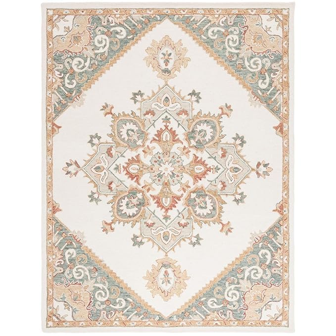 Image of Handmade Primium Collection Pure Woolen Carpet for Living Room,Bedroom and Hall (10 X 13) Feet Color Multi-6