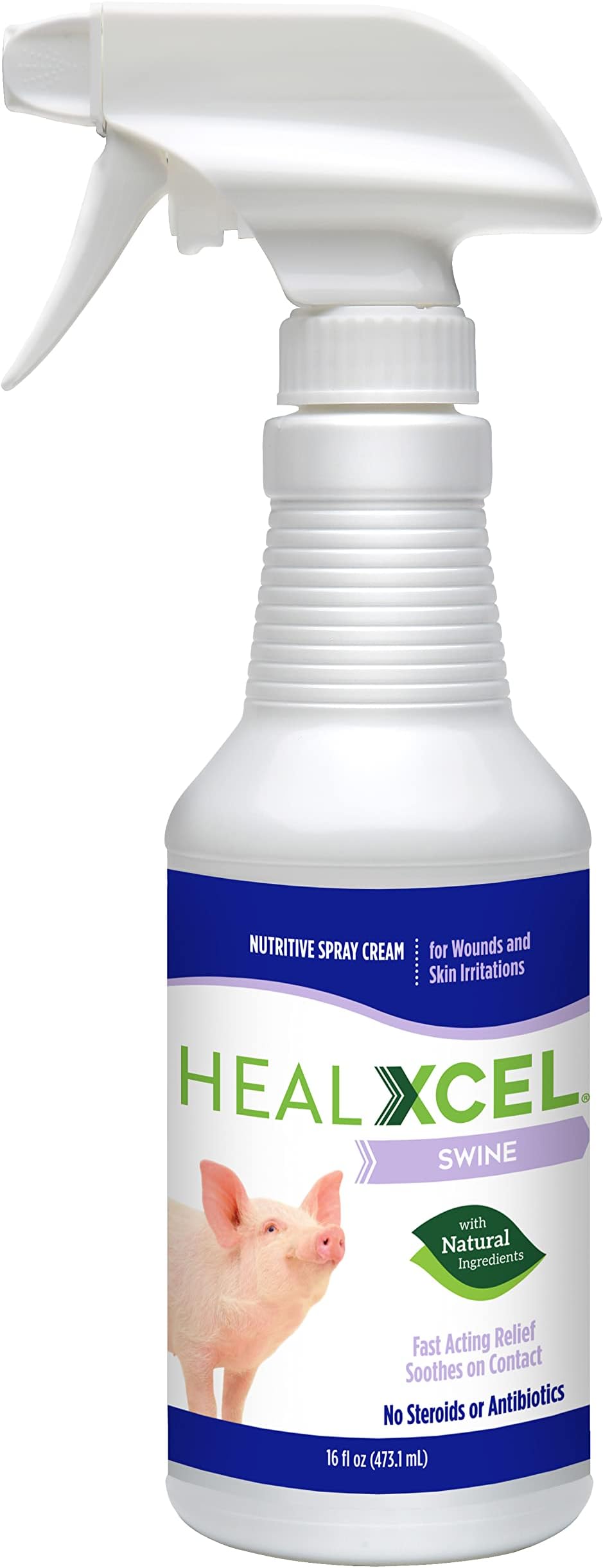 HEALXCEL Wound and Skin Care Spray to Clean Cuts, Natural Ingredients (Boars, Swine)
