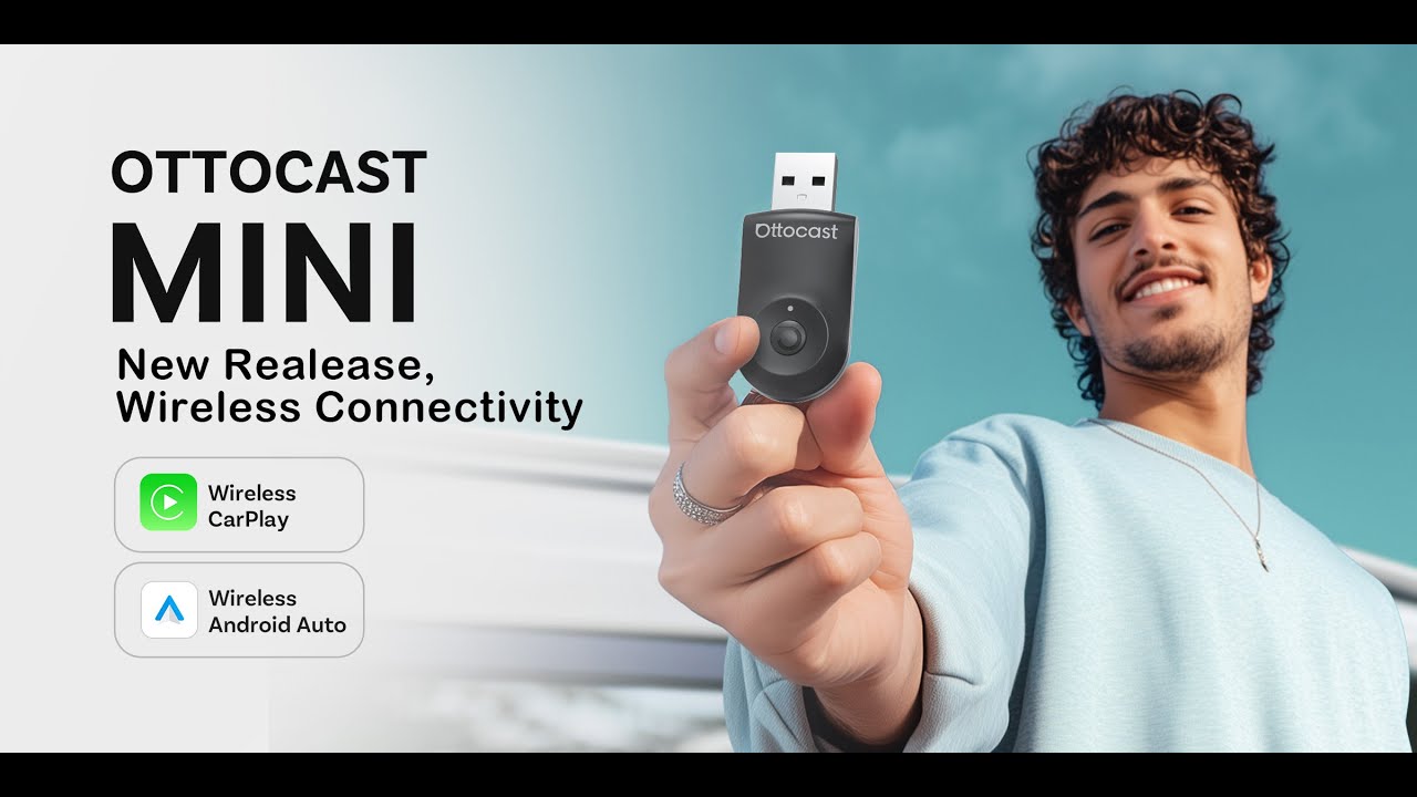 Ottocast MINI ワイヤレスアンドロイドオート　AndroidAuto Mini Wireless CarPlay/Android Auto Adapter
