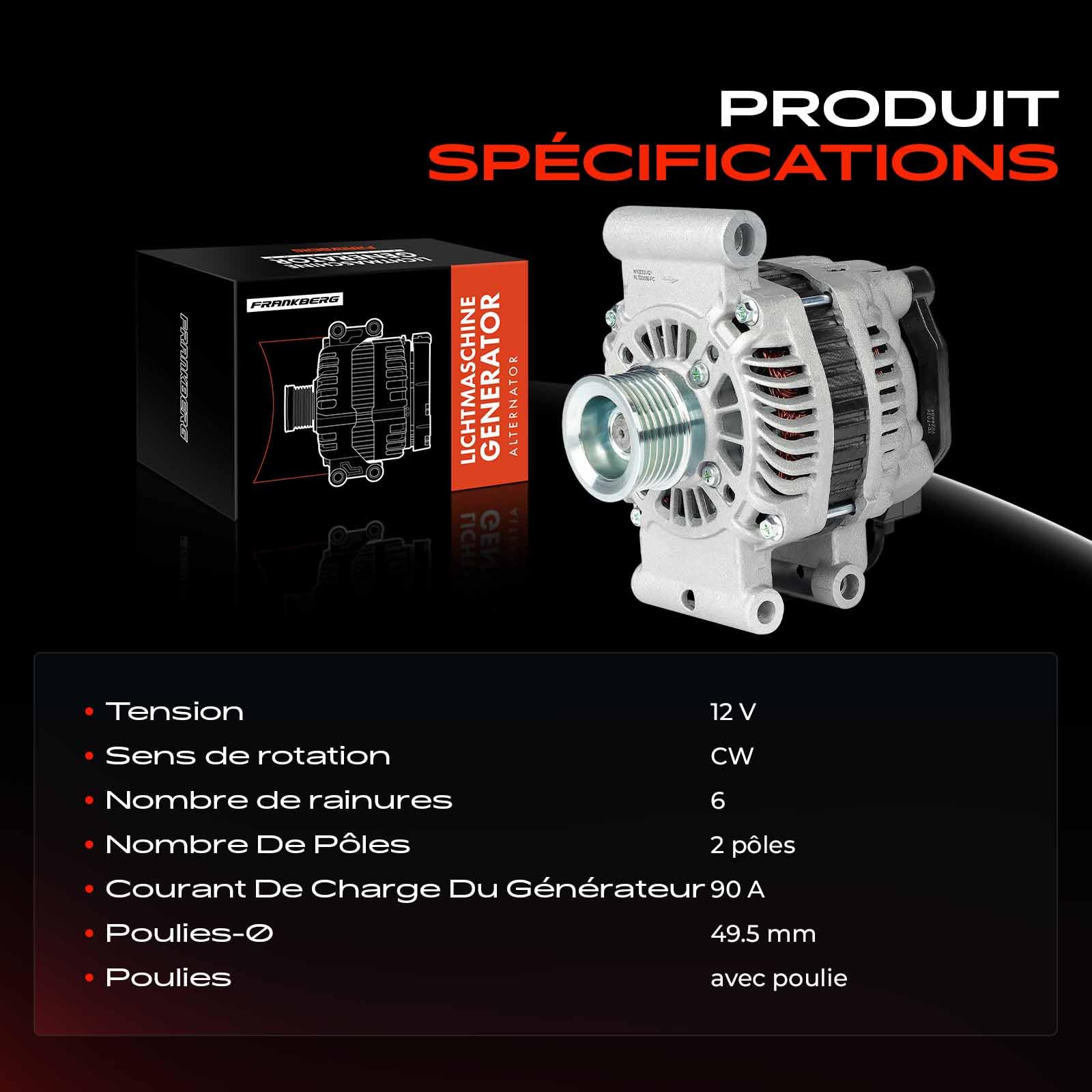 Frankberg Alternateur A5TG0891ZEB