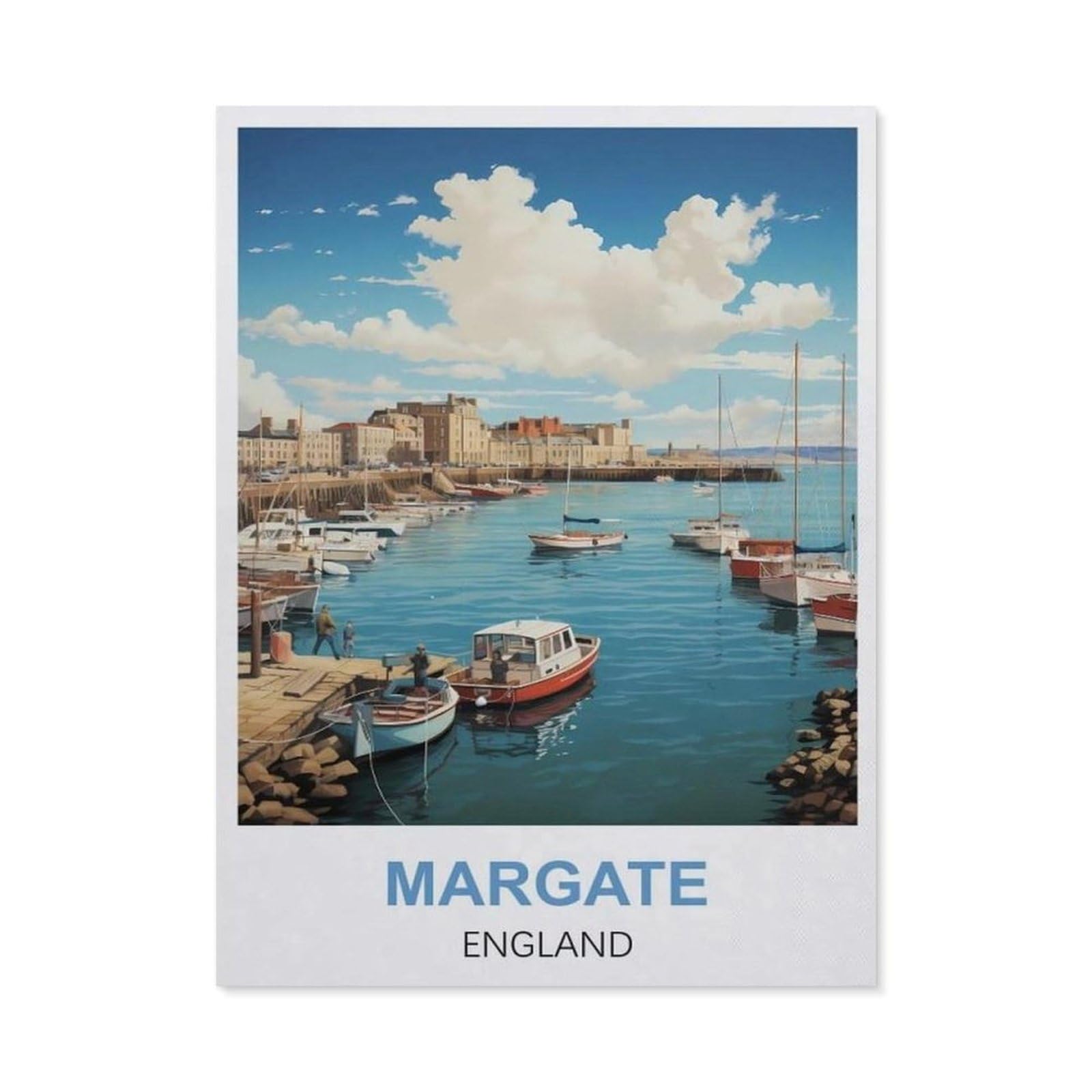 Metal Sign Tin Sign，Margate England(30x40cm）