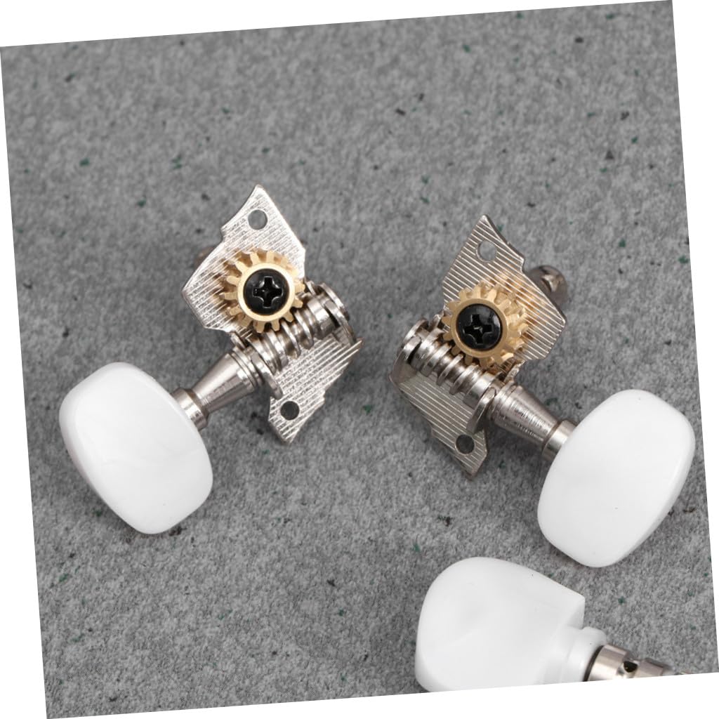 Toyvian Lot De 3 Mécaniques Pour Banjo Chevilles Daccordage Pour Guitare Accordeur À Cordes Fermées Avec 4 Bagues 5 Pièces X 3