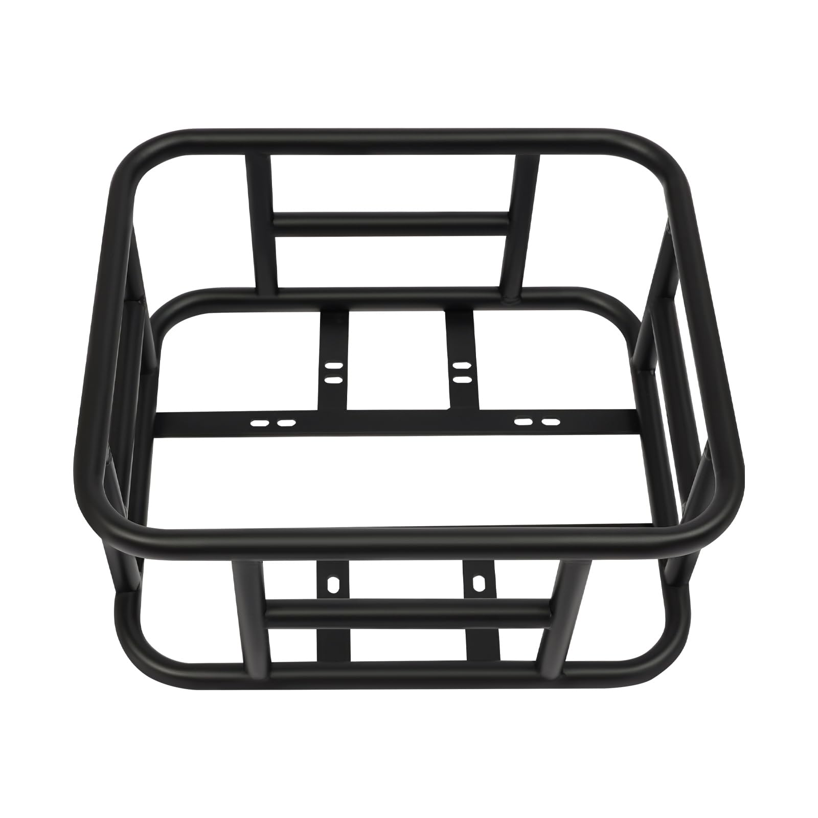 Panier de vélo arrière amovible, grand panier de porte-bagages en métal, robuste, universel, convient pour vélo électrique, vélo de ville et vélo, montage facile, convient pour les courses, cartables