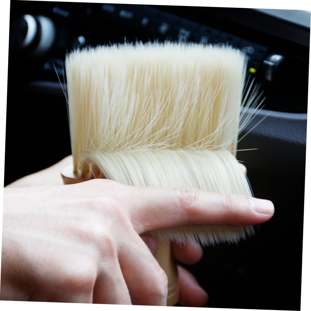 iplusmile 5stücke Auto Innenreinigungsbürste Ergonomischer Handgriff Weiche Borsten Für Klimaanlage Und Detailpflege Für Gründliche Reinigung Von Autoinnenräumen Und Lüftungsschlitzen