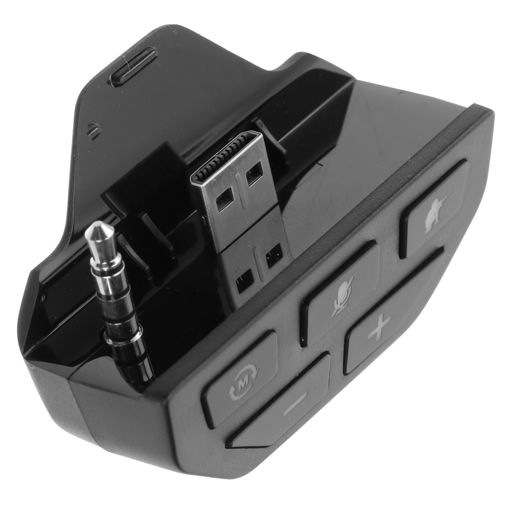 DOITOOL 2stücke Game Controller Headset Adapter Für Kopfhöreranschluss Einfache Chat-audioanpassung Material Kompatibel Mit Meisten Gaming-headsets
