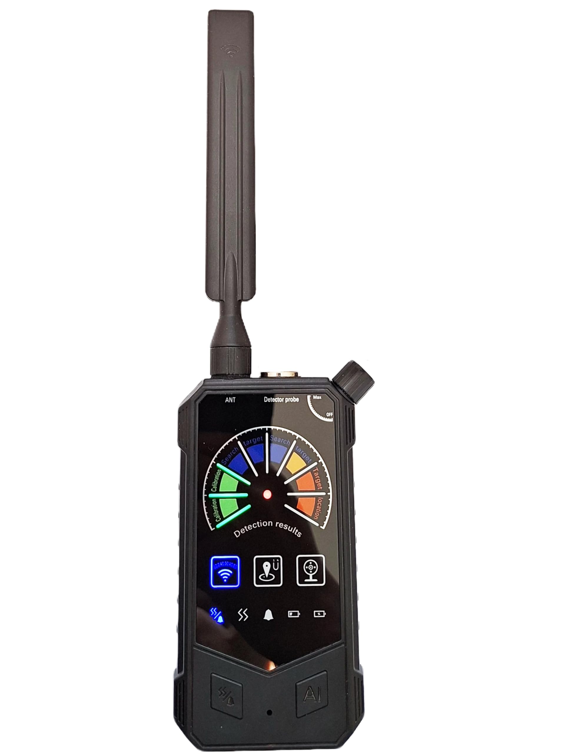 Rilevatore Microspie SpyTerminator AI con Display Digitale, Batteria 8h Autonomia - Scansione fino a 8.6 GHz per Microspie Nascoste GSM/5G, Segnala anche Telecamere WIFI & Localizzatori GPS (F009)