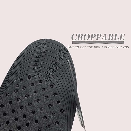 Miniatura 4 de Plantilla de aumento de altura, tacón de 4 capas con cojín de aire, kits de elevador de insertos (un par) para hombres y mujeres, plantillas más