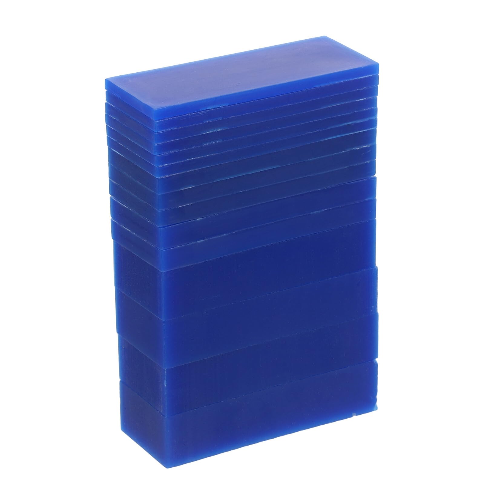 15 Fogli di Cera per Intaglio Gioielli, Accessori per Creazione di Gioielli, Fogli Modellatura Cera Blu per Stampaggio e Incisione, Strumenti per Artigianato Fai da Te