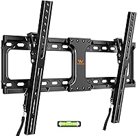 IWORKBOARD Tilting TV Wall Mount for 32-90 Inch TVs - Low Profile Bracket, 132 lbs Capacity, VESA 600x400, Quick Release & Safe Lock