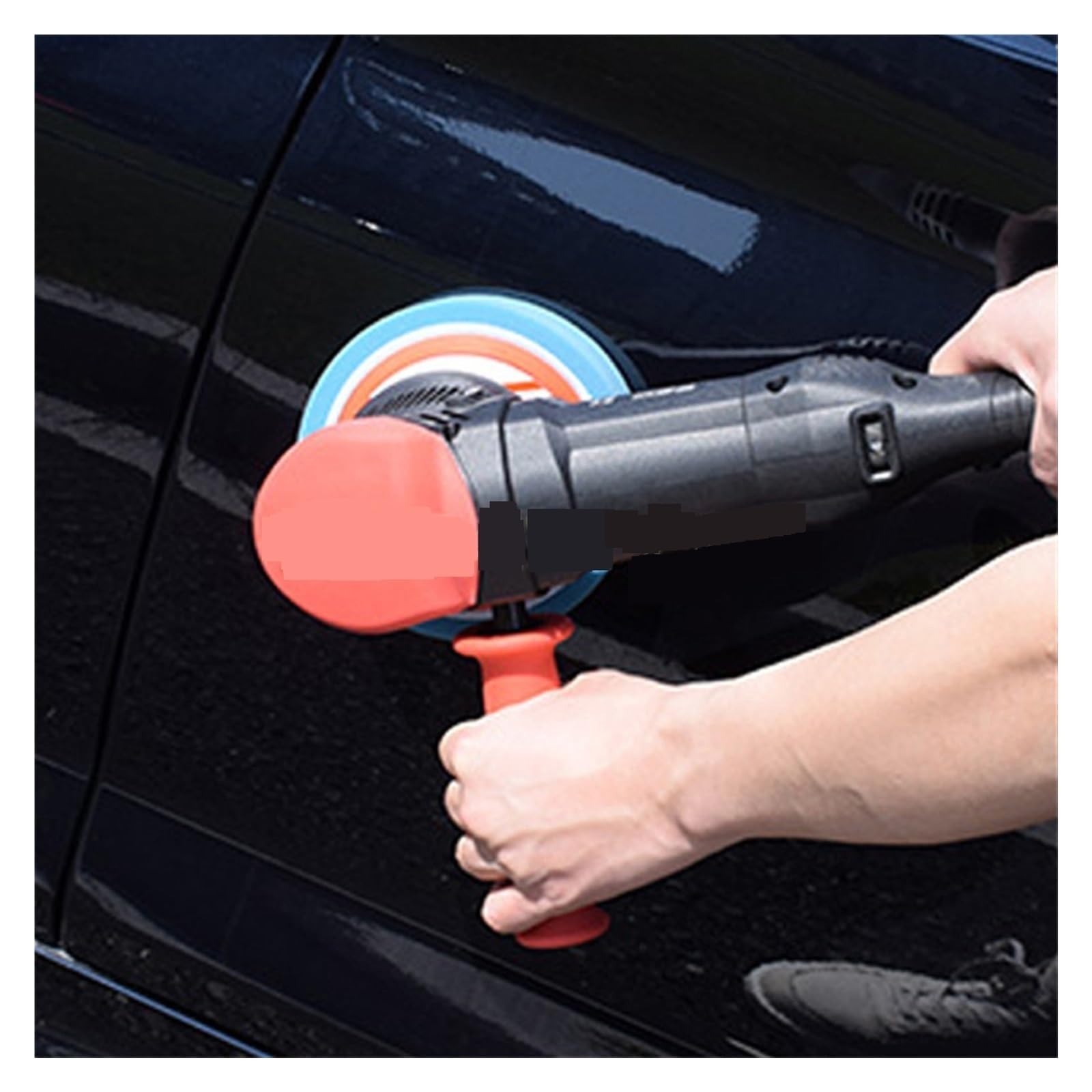 Pulidora Lijadora eléctrica de abrillantado for coche, máquina de encerado con disco de pulido, 710W, 6500rpm, DA, pulidora automática con disco de pulido de 125/150mm Para encerado y pulido de barcos