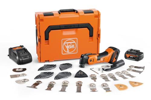 FEIN Multimaster batería AMM 700 Max Top 4.0 Ah AS, con 60 accesorios para obras en...