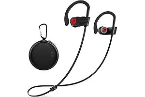 Sport Bluetooth Earbuds Wireless Headphones IPX7 Waterproof Stereo Earphones with 15 Hours Playtime