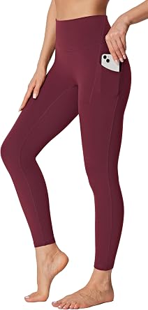 Heathyoga Buttery Soft Leggings with Pockets for Women High Waisted Leggings for Women Tummy Control Yoga Pants 25"/28"