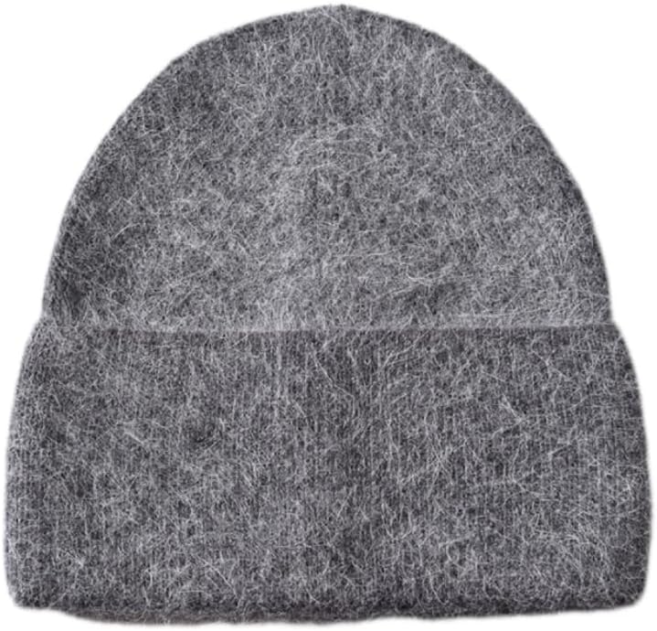 Y2k Beanie Women 90s Basic Solid Beanies Emo Fuzzy Cute Knit Hat Streetwear 2000s Grunge Accessories