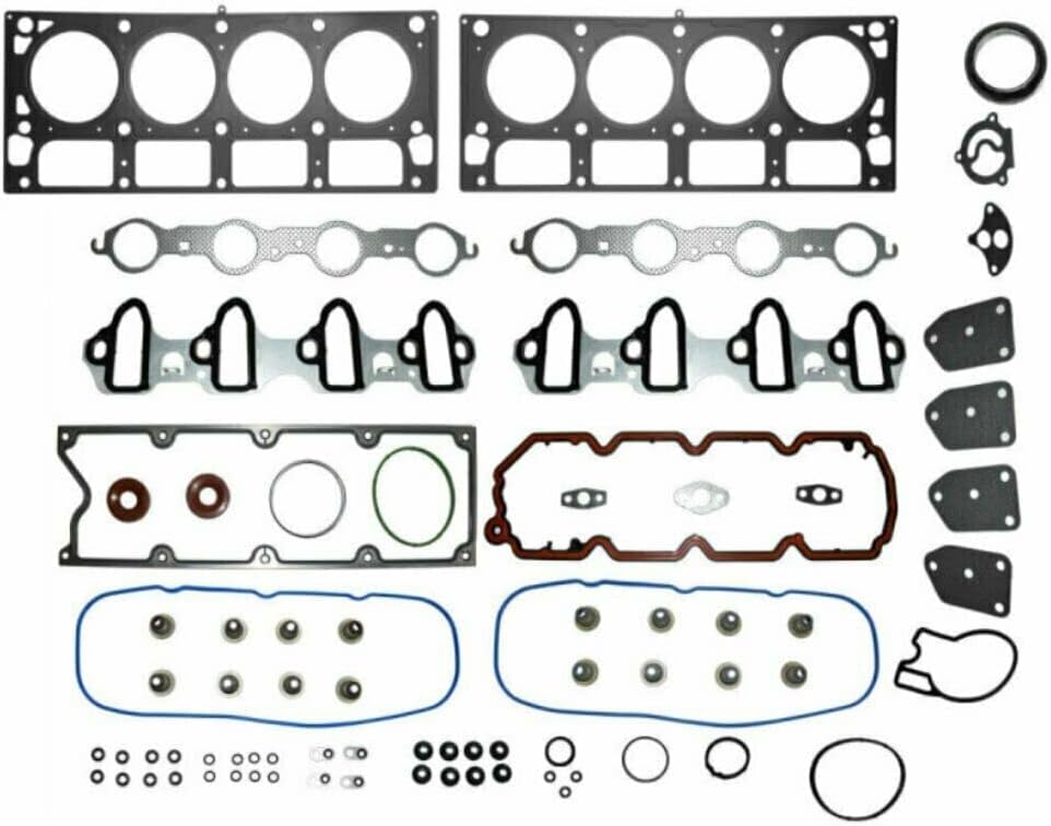 5.3L Camshaft Lifters Replacement Kit | E1840P Stage 2 Sloppy Camshaft | LS7 Roller Lifters | Guides | Gaskets | Head Bolts | Compatible With GM Chevrolet 5.3L 5.3 LS | Aggressive Profile | Lopey Idle