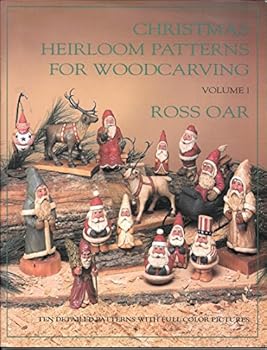 Paperback Christmas Heirloom Patterns for Woodcarving Book