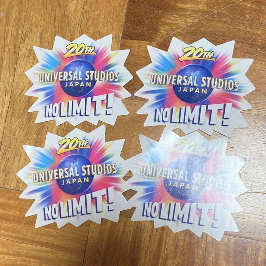 Amazon.co.jp: NoLimit USJ シール 20周年 ユニバーサル スタジオ 