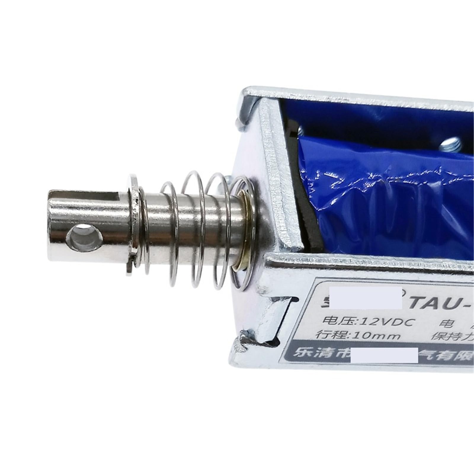 1 szt. Magnes elektryczny DC 12 V DC 0-10mm skok elektromagnes wzdłużny TAU-0837T solenoid (TAU-0837.12V)