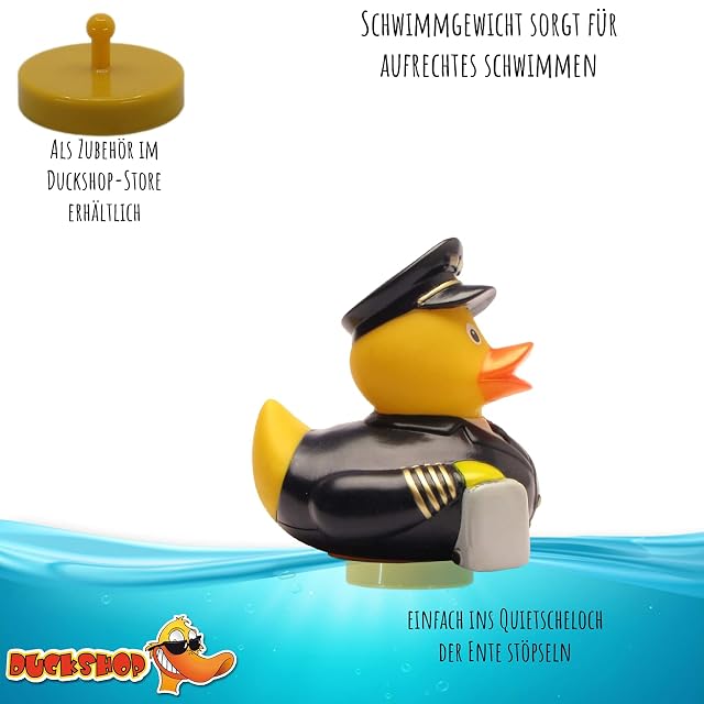 Foto 6 de 7 de Boutique Duck - Canard de bain Pilot - Canard de bain - L : 7,5 cm