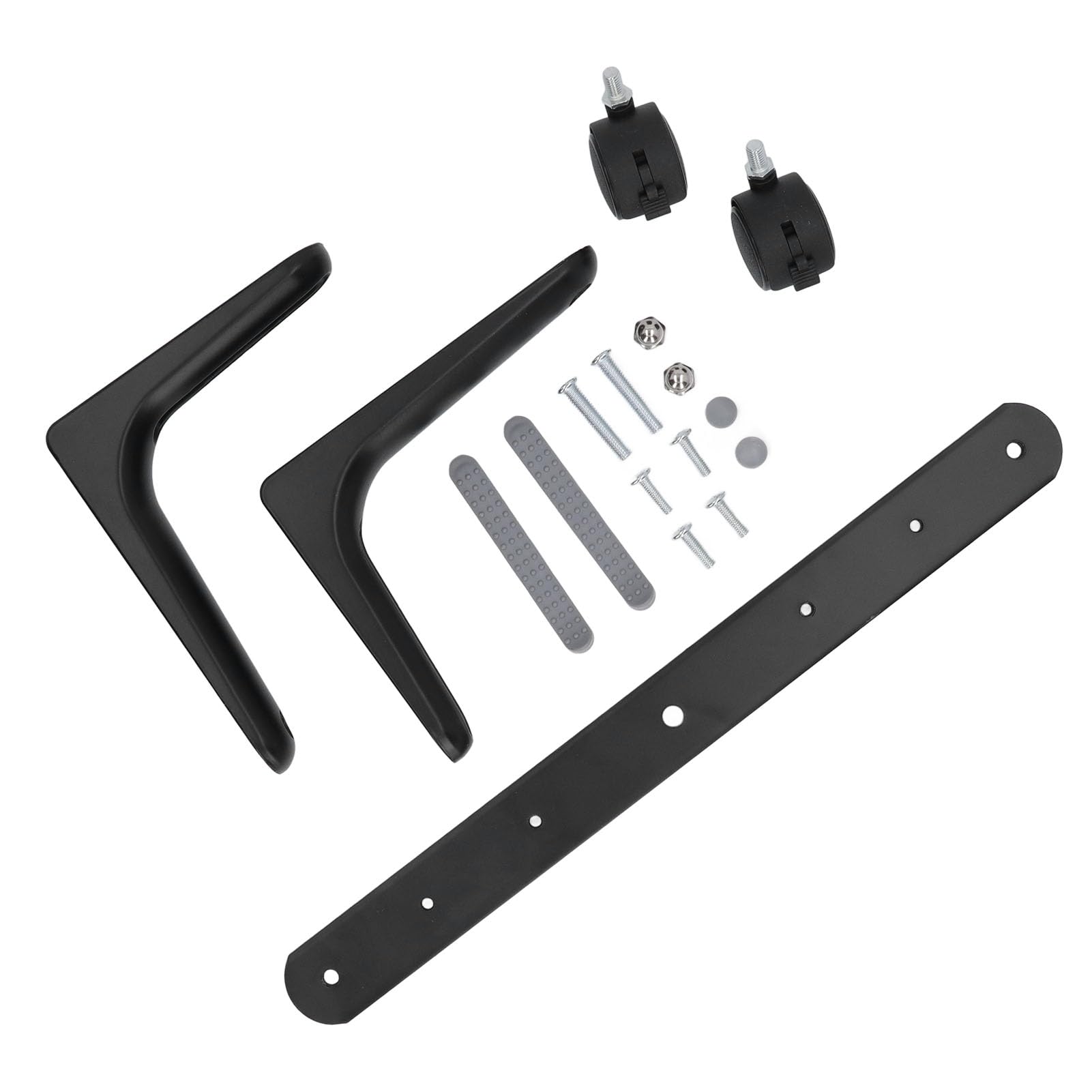 Uchwyt do Parawanu, Regulowane Nóżki ze Stopu Aluminium, Mocne łożysko 220,5 Funta do Użytku Biurowego i Domowego (BLACK)