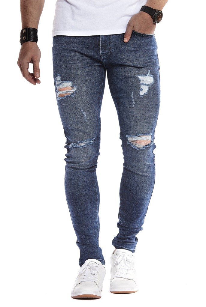 Leif Nelson Jeans da Uomo Pantaloni Jean LN-9150
