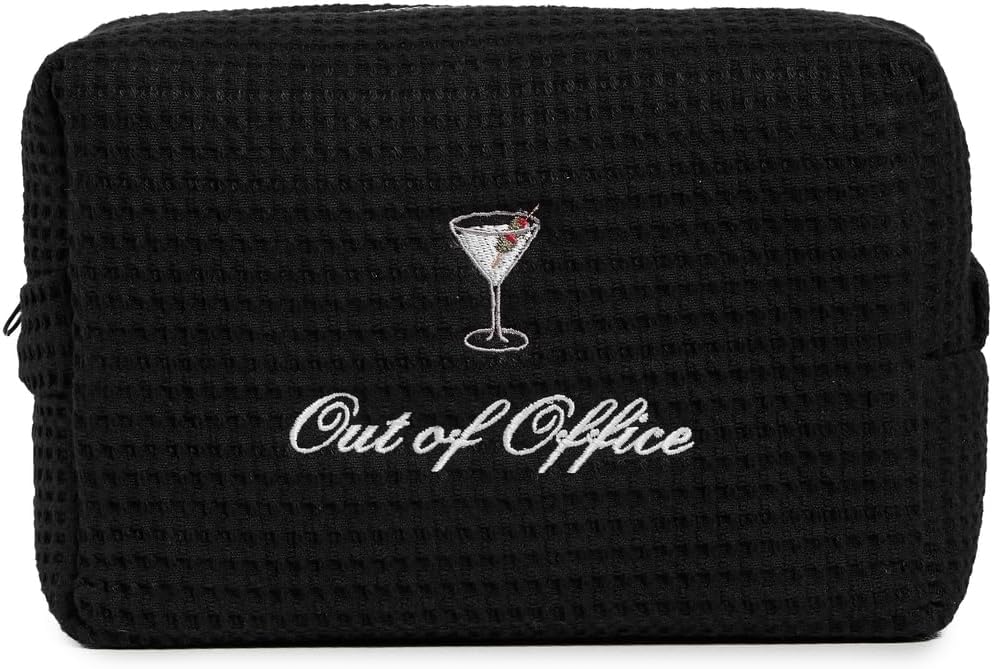 Women's Out of Office Waffle Pouch, Black, One Size