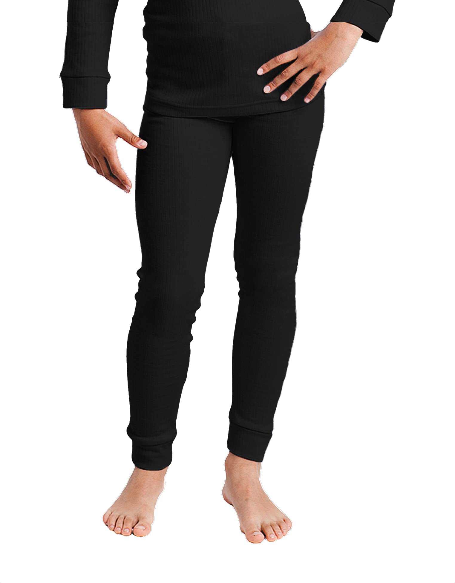 Cocain underwear 2 Stück Lange Kinder Thermounterhosen, Thermounterhemden oder Hemd/Hose-Sets für Kinder, innen angeraut, kuschelig warm, 122/128 bis 158/164