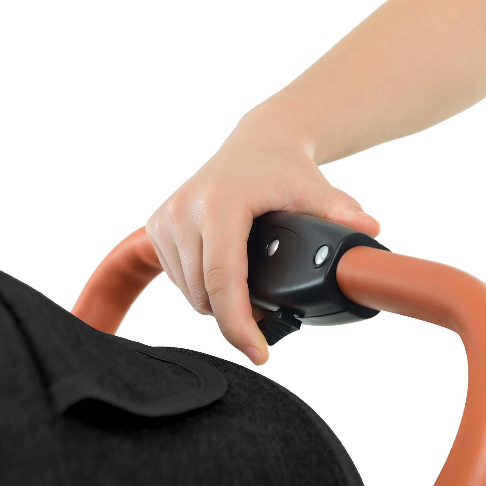 Passeggino Canna Ultra Compatta, Schienale Inclinabile Multiposizioni, Pieghevole Facile, Ruote EVA Ammortizzanti, Cappuccio Estensibile, Adatto 0-6 anni, 15 kg (nero)