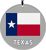 Vista 25 de Vermont Christmas Ornament - Festive Design Featuring State Flag - 2026 Hanging Acrylic Disc Decoration for Tree - Unique and Home Decor