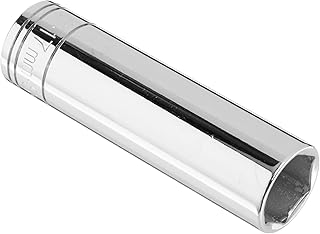 SK Professional Tools 40017 1/2 in. Drive 6-Point Metric Deep Chrome Socket - 17mm, Cold Forged Steel Socket with SuperKrome Finish, Made in USA