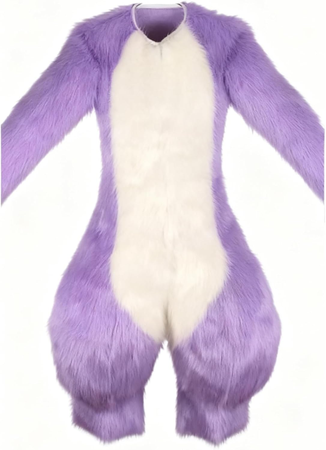 Furry Fursuit Full Body Mascot Costume,Cute Comfortable Fursuit Fullsuit, for Furries Conventions Cosplay Theme Parties