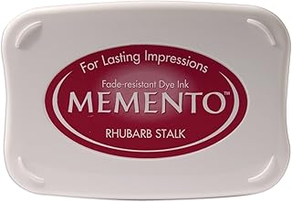 Tsukineko Full-Size Memento Fade Resistant Inkpad, Rhubarb Stalk