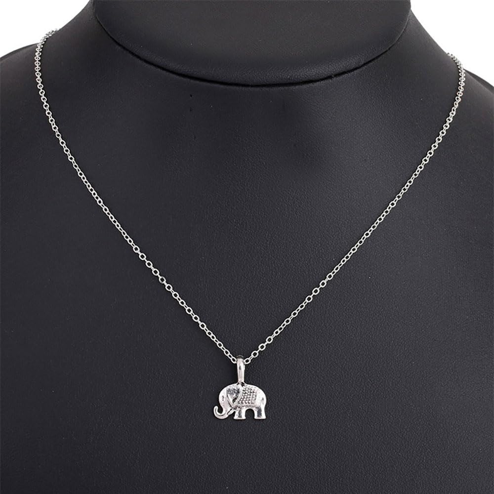 FUTIMELY Elephant Necklace for Women Good Luck Elephant Pendant Chain Necklace Animal Luck Elephant Gifts With Card for Friendship BFF Jewelry - Image 2