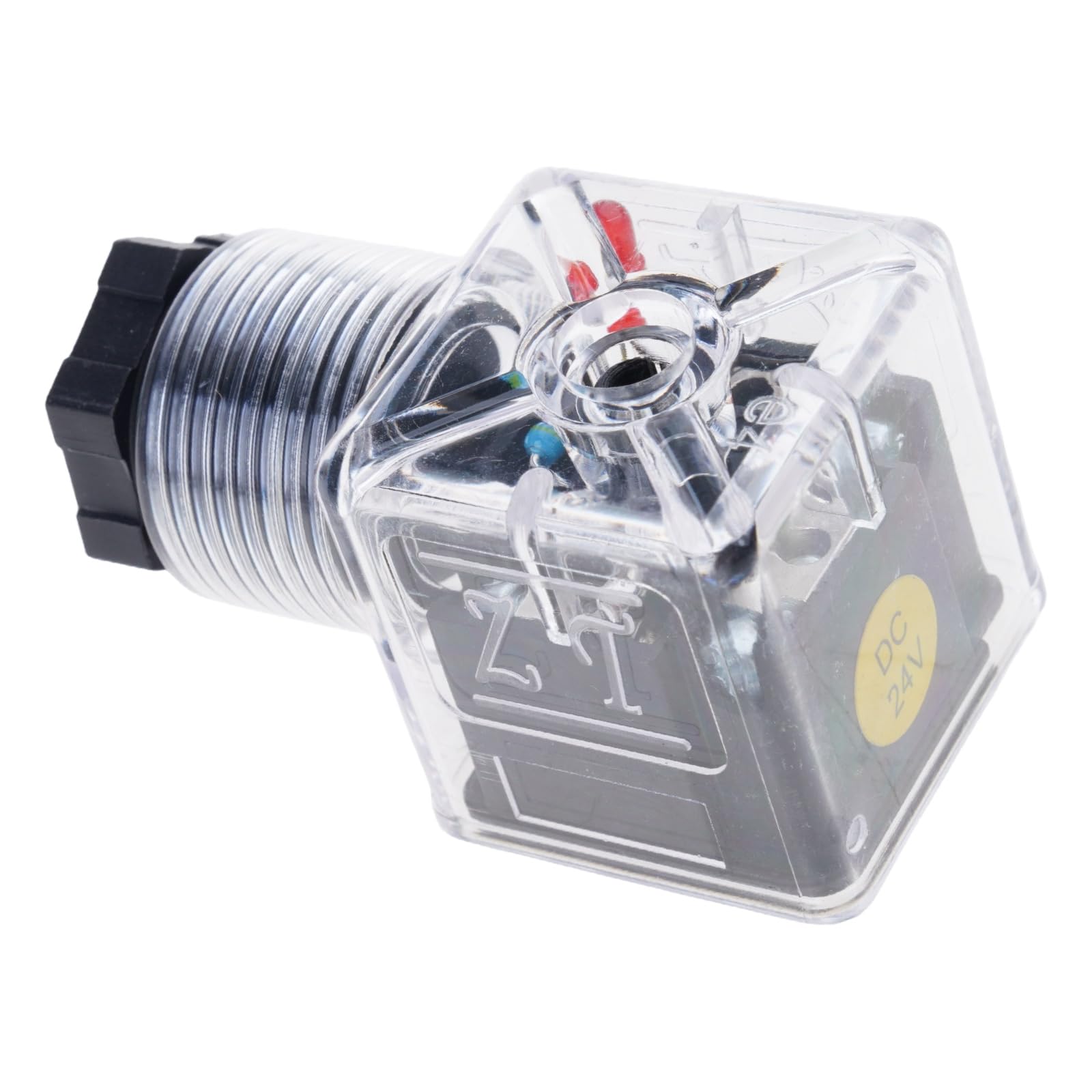 Space Saving Hydraulic Valved Connector Solenoid Coil Plug Upgrading Accessories for Craft and Professional Use Solenoid Valved Plug