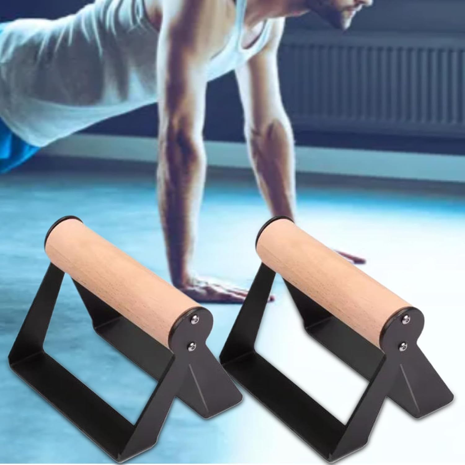 Amazon | TABEKE 14インチ 高プッシュアップバー 高耐久 スチール パラレットバー 滑り止めフォームグリップ付き ポータブルディップバー  体操器具 逆立 Lシット ホームジム 筋力トレーニング ワークアウト | TABEKE | プッシュアップバー プッシュアップバー - 2点 筋力トレーニングギア,滑り止め 再利用可能 プッシュアップ グリップ,男性用 ホームジム 旅行 職場