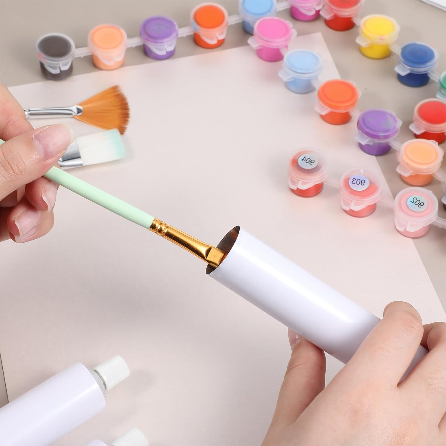 10 Pcs Empty Paint Tubes 60ml Unsealed Aluminum Oil Paint Tubes with Needle Cap for Storing Acrylics Oils Watercolors Gouache DIY Crafts