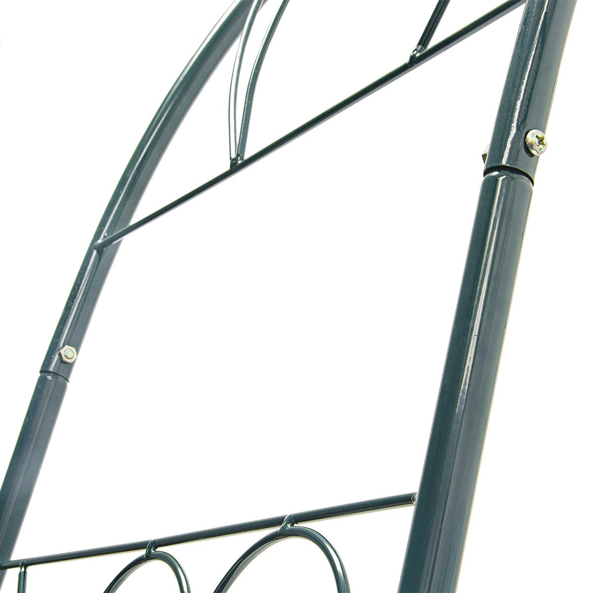 Arco Per Rose Rampicanti Relaxdays - Ferro Bronzo 224x110 Cm Per Giardino - Foto 6