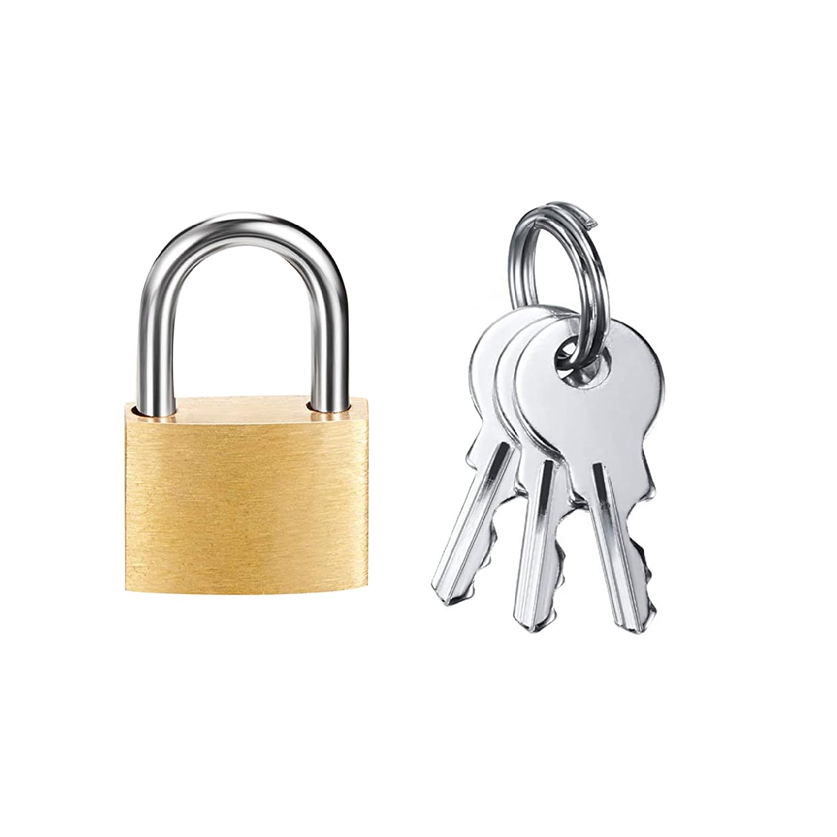 Paquete de 60 Minicandados Pequeños Candados de Latón Macizo con 3 Llaves para Candado de Equipaje, Mochila, Candado de Casillero de Gimnasio, Candado de Maleta